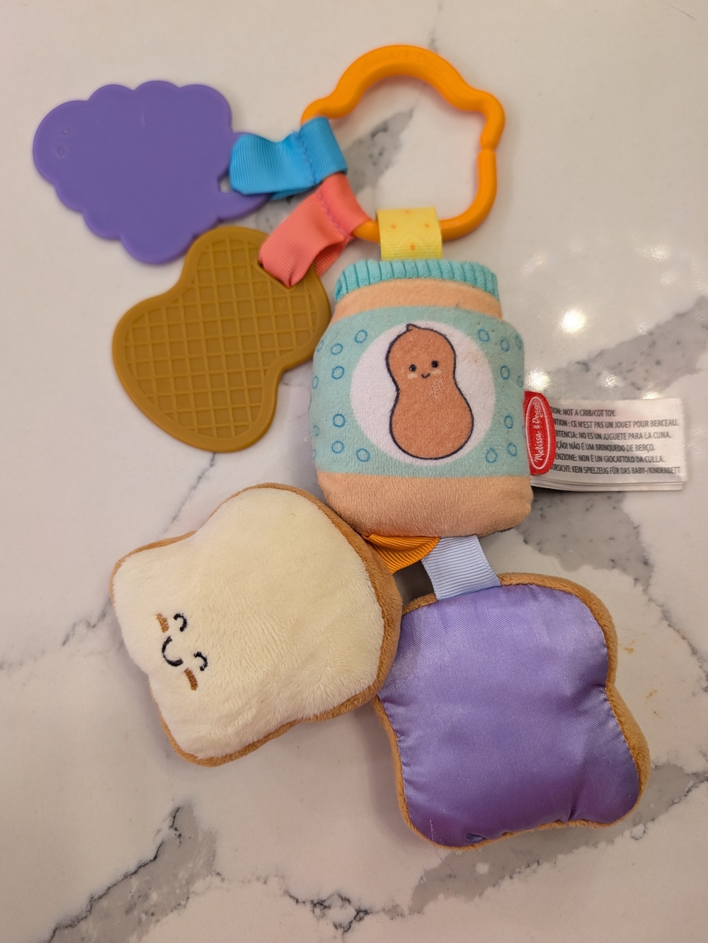Melissa & Doug PB&J Take-Along Toy Purple & Brown NWOT